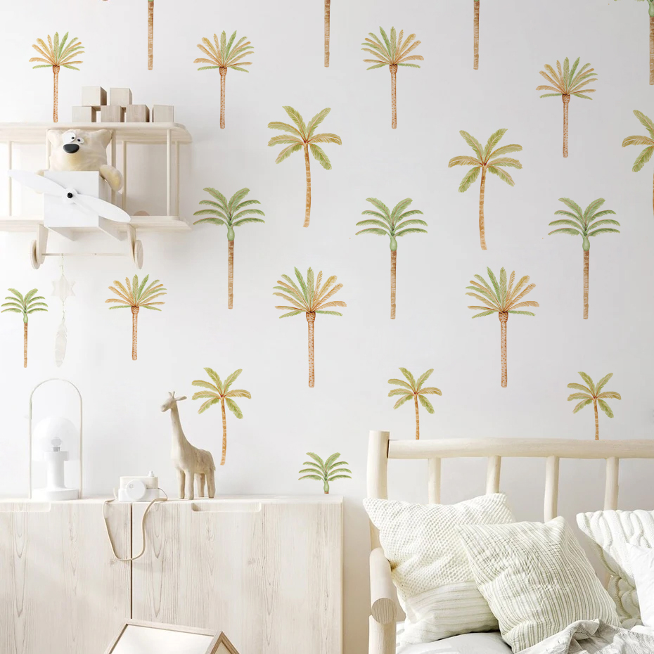 Boho Coconut Palm Tree Wall St - Baby Girl Nursery Quotes ulasan dan harga