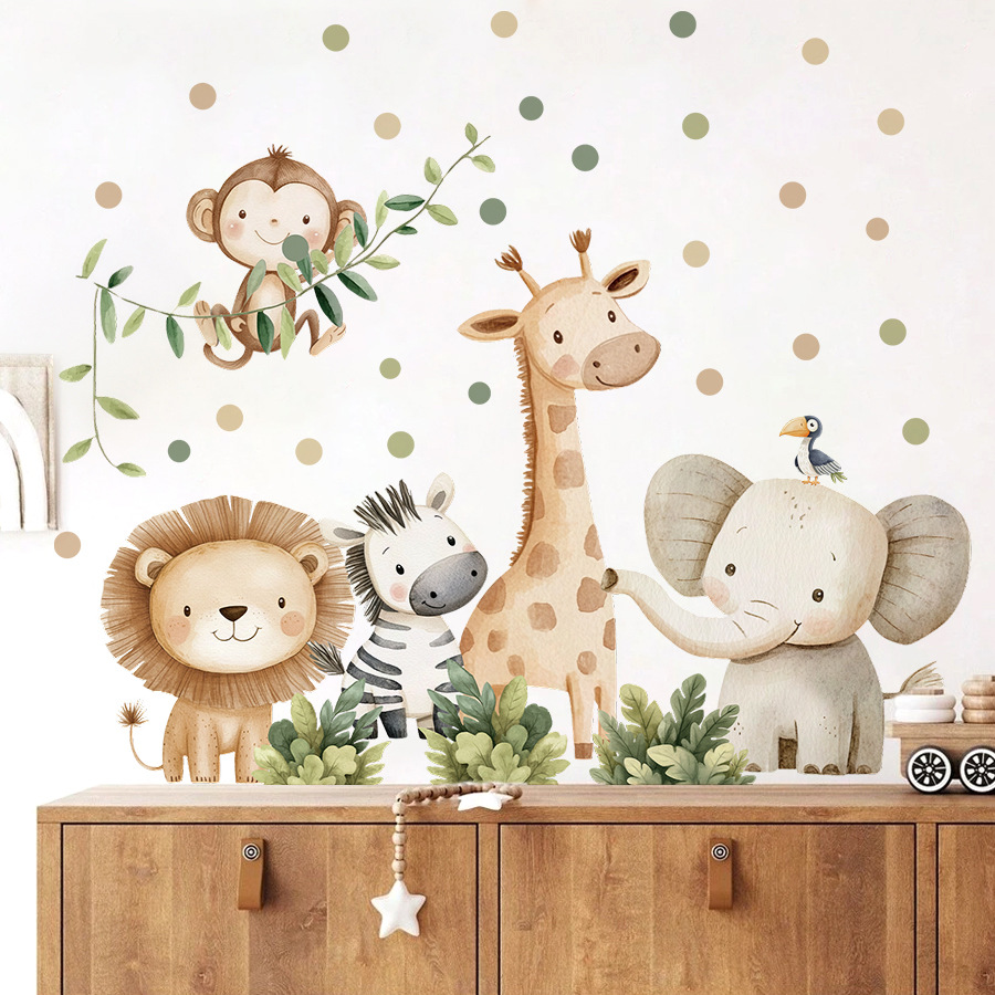 Boho Forest Animals Wall Stick - Baby Nursery Boy ulasan dan harga