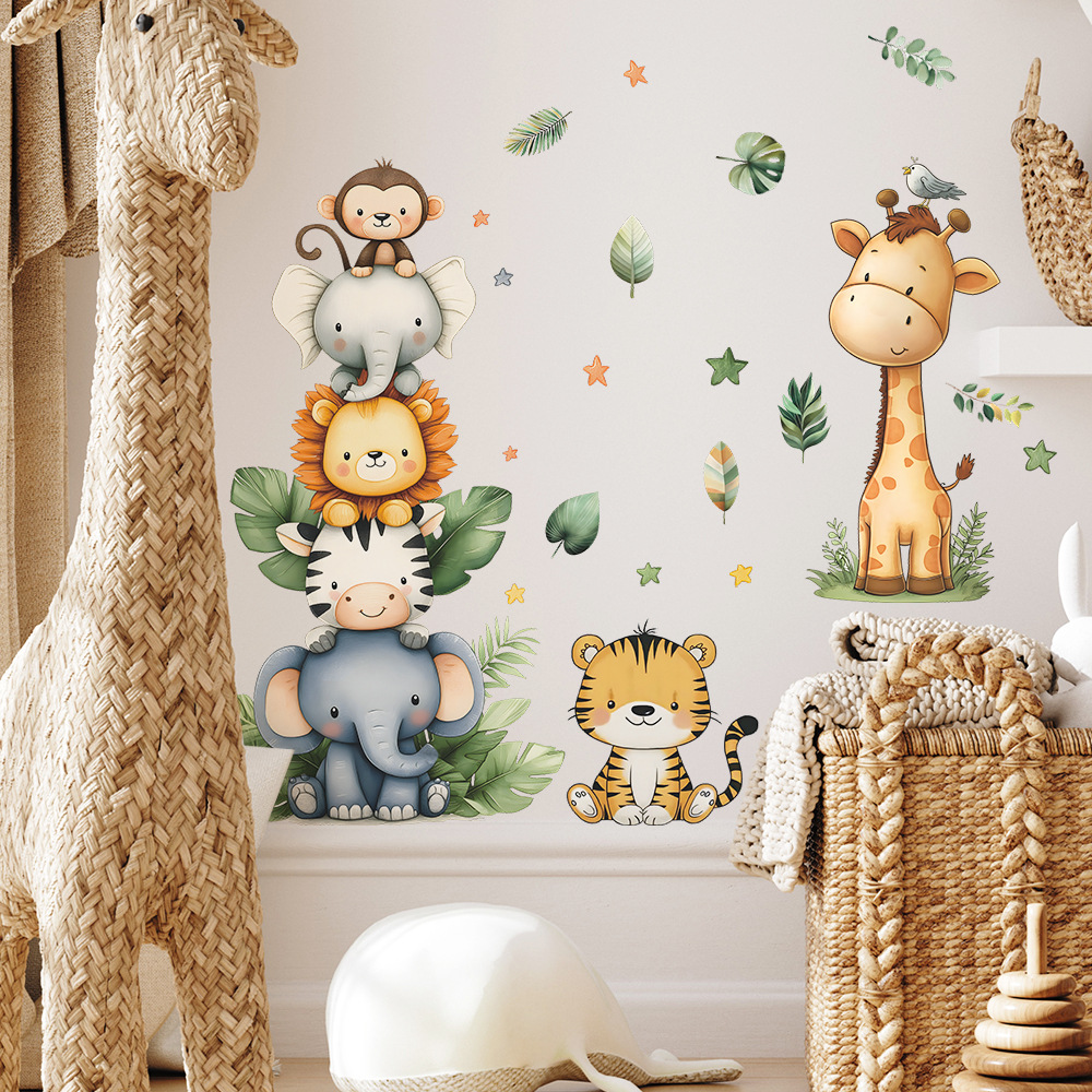 Boho Forest Animals Wall Stick - Baby Nursery Boy ulasan dan harga