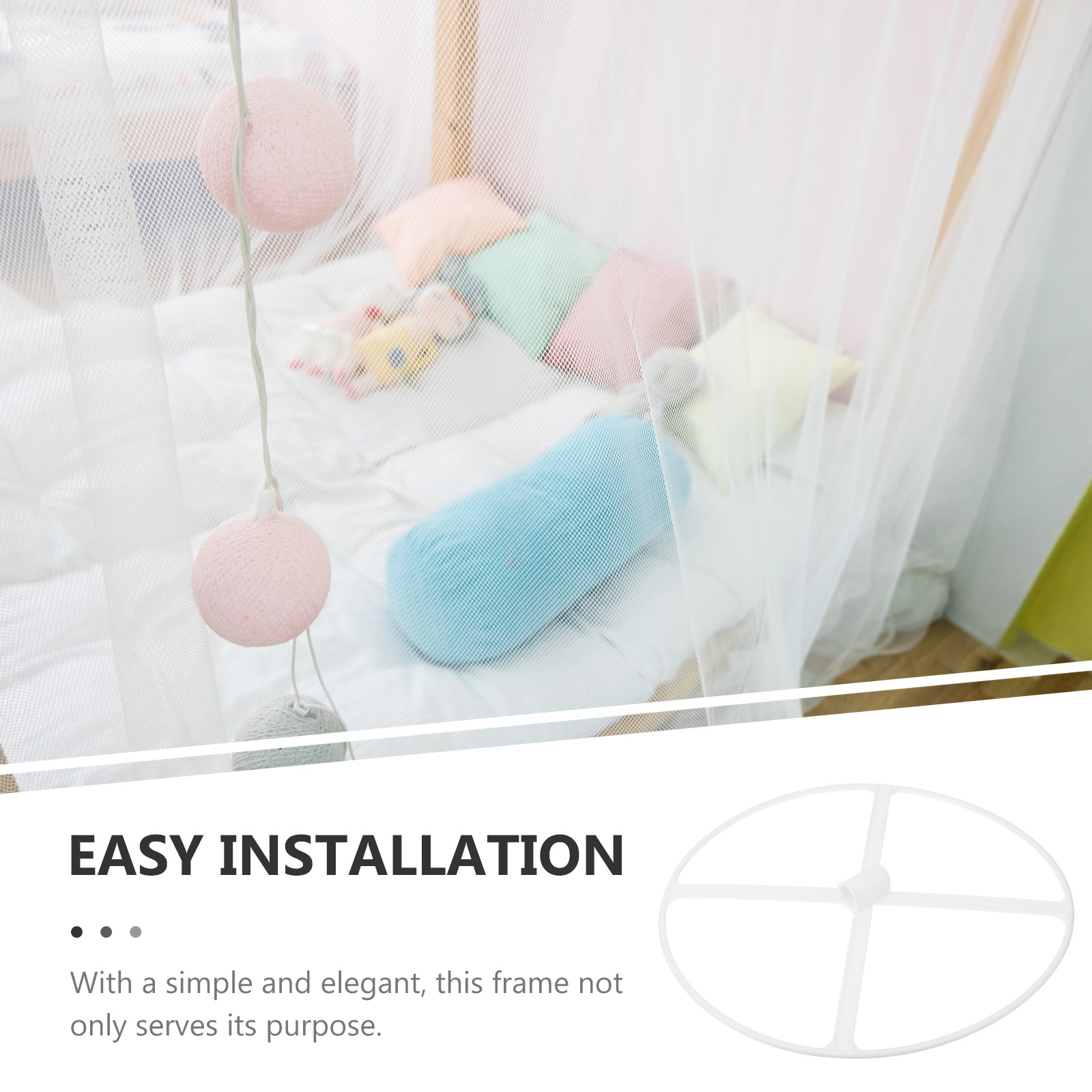 Universal Baby Bed Net Frame C - Baby Nursery Frames ulasan dan harga