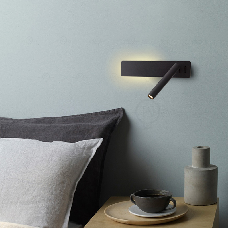 White Nordic LED Bedside Readi - Baby Nursery Wall Lights ulasan dan harga
